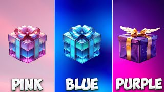 CHOOSE YOUR GIFT🎁 PINK ,BLUE OR PURPLE 💝💙💜