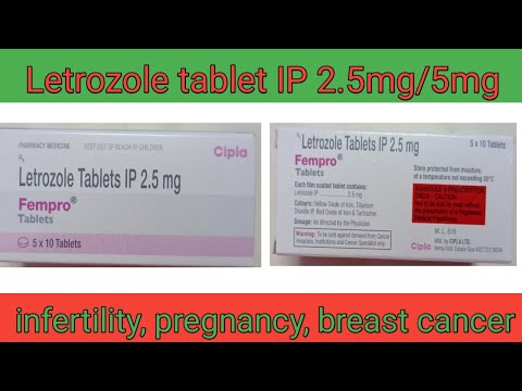 Video Letrozole tablet IP 2.5mg/5mg - youtube