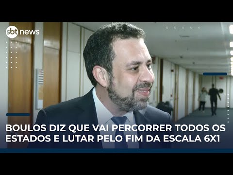 Video boulos-diz-que-vai-percorrer-todos-os-estados-e-lutar-pelo-fim-da-escala-6x1-sbt-news