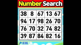 Number Search #836 Love is understanding and waiting.【Match | brain game | puzzle 】 screenshot 1