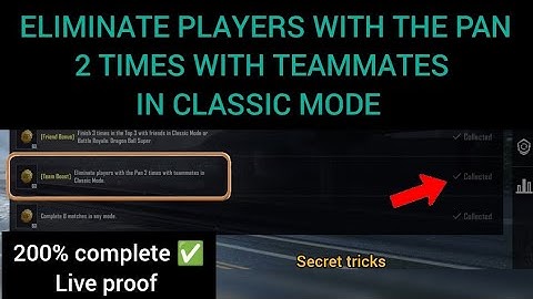 ELIMINATE PLAYERS WITH THE PAN 2 TIMES WITH TEAMMATES IN CLASSIC MODE  #pubgmission #pubg