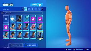 Fortnite unreleased/placeholder Recruit Bot Skin Showcase