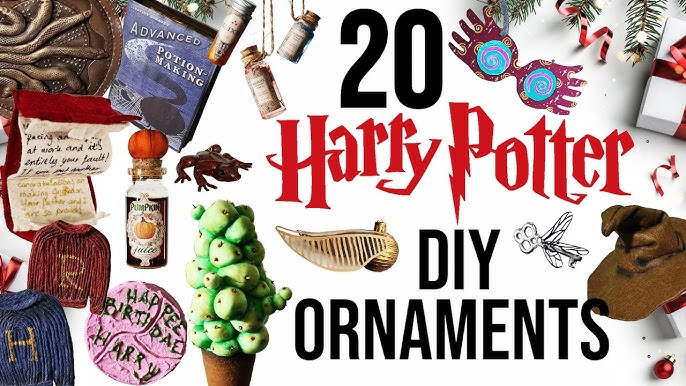 EASY DIY Harry Potter Hogwarts House Christmas Ornaments! 