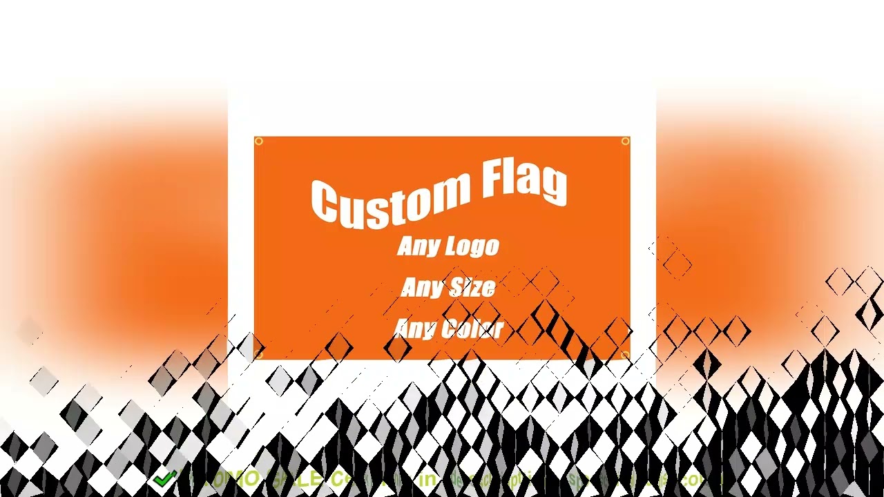 90x150cm Professional Custom Car Motorcycle Team or Conpany Logo Flag Polyester Printed Decoration B