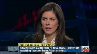 Dow plunges amid recession fears