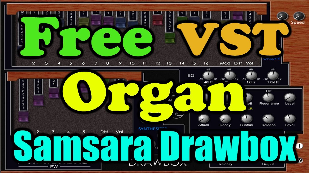 free bass vst amp Drawbox || Free VST Plugin || Hybrid drawbar organ