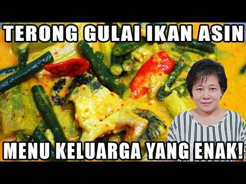 Santan Terong Ikan Asin