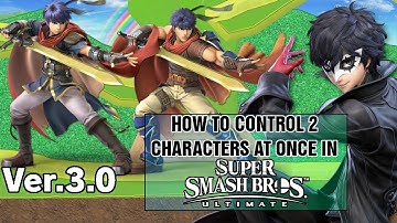 How To Control 2 Characters at Once! (Super Smash Bros Ultimate )