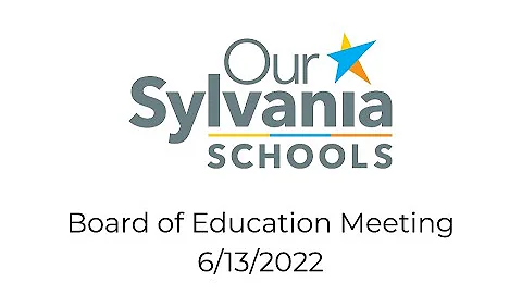 Board of Education Meeting 6-13-2022