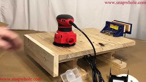 Harbor Freight Bauer 2.8 amp Corded Random Orbit Sander Review