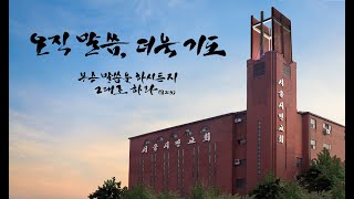 서울시민교회 실시간 예배입니다