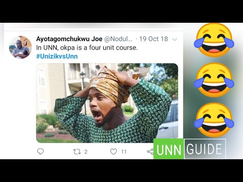 UNN VS UNIZIK - FUNNIEST TWEET SAVAGES ?