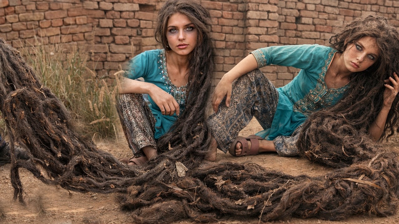 ASMR Extreme Haircut: 3 Meters of Floor Length Hair Transformation (Tragic Story)