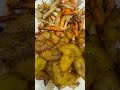 Golden Fried Plantains, French Fries &amp; Sweet Fried Carrots 🍟🍌🥕
