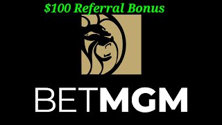 $100 Dollar sign up referral bonus BET MGM Sportsbook by Eminence Finance Community 1,517 views 9 months ago 3 minutes, 52 seconds