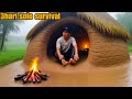 camping building earth shelters in tropical forests