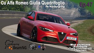 Cu Alfa Romeo Giulia Quadrifoglio pe Nurburgring - BeamNG - Ep.47