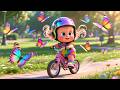 Wroom Wroom Bike Ride 🚲 | Fun Bicycle Song for Toddlers &amp; Kids