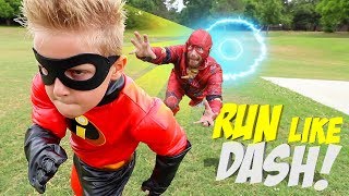 Dash Meets Future Little Flash! (The Incredibles 2 Gear Test) KCity