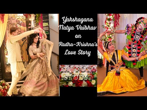 Yakshagana Natya Vaibhav, recreating the romantic love story of Radha-Krishna by Taj Foto Studio