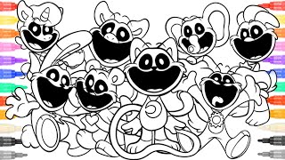 POPPY PLAYTIME Chapter 3 New Coloring Pages / How to Color ALL SMILING CRITTERS / NCS