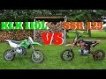 PIT BIKE COMPARISON SSR 125 vs KLX110L !!!!