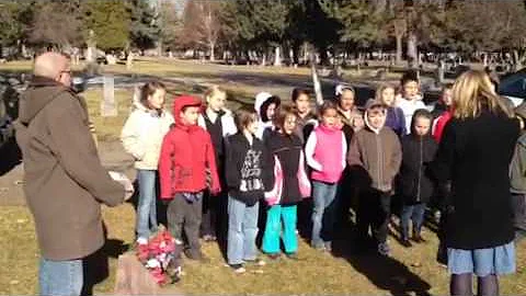 Edith Bowen Elementary singing "Read Me a Memory"