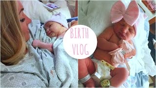 BIRTH VLOG & NAME REVEAL | Failed Epidural Hospital Birth | Tara Henderson