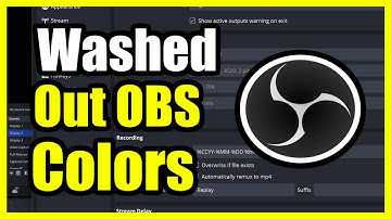How to Fix Washed out Recording Colors on OBS (Display or Capture Card)