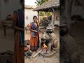 Giant Cat Chulha in Indian Village 😱🔥 | Hyper Realistic AI Video #shorts