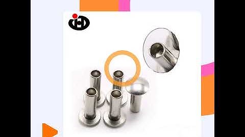 Semi-tubular Rivets