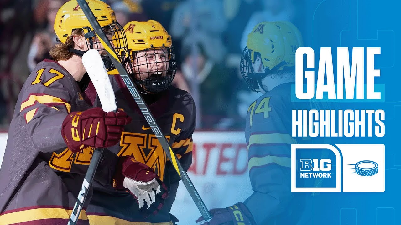 Mercyhurst at Minnesota | Highlights | Big Ten Hockey | 01/03/2025