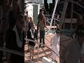 Cruise Ship Macarena Party On The Upper Deck.#macarenadance #shorts #cruisefun #larryandcarolellis