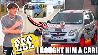 I BOUGHT MY BROTHER A CAR FOR HIS 18TH BIRTHDAY!! (and I transformed it!)