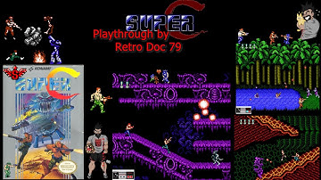 Super C Playthrough with 10 life code