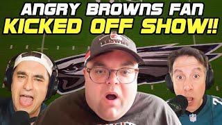 Angry Browns fan from viral video gives RUDEST INTERVIEW EVER | FUSCO SHOW