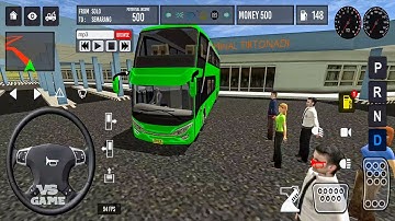 New Double Decker Bus Unlocked - 2022 Indonesia Bus Simulator Gameplay