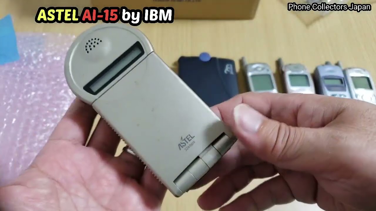 PHS携帯会社アステルのノベルティ置時計 レアなPHS6台をゲットしました。| ASTEL AI-15 by IBM等 - YouTube