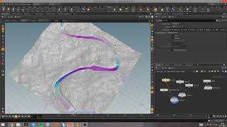 Houdini - River Tool V2 - Flowmaps