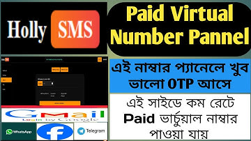 HollySMS Paid Virtual Number Panel | Paid Number Panel for Virtual Number OTP Verification