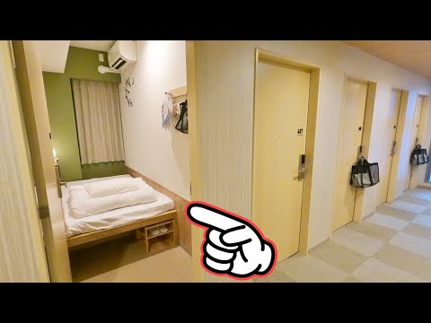 Kyoto’s Completely Private Capsule Hotel Experience😴🛏 THE POCKET HOTEL👘🇯🇵 ポケットホテル 京都 四条烏丸 カプセルホテル