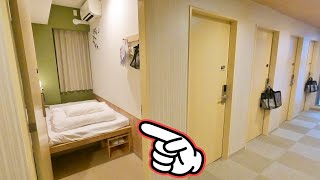 Kyoto’s Completely Private Capsule Hotel Experience😴🛏 THE POCKET HOTEL👘🇯🇵 ポケットホテル 京都 四条烏丸 カプセルホテル