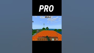 MINECRAFT NOOB VS PRO VS HACKER LAVA CROSSING  #viralshorts #minecraftshorts #shorts #minecraft
