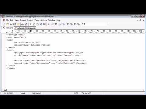 jQuery Tutorial   73   Slide Toggle