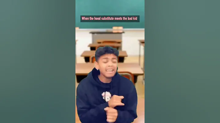 When the hood teacher meets the bad kid…😭😂 #shorts #viral