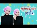 Cara Hijab Turban Segi Empat