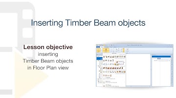 EdiLus Tutorial - Inserting Timber Beam objects - ACCA software
