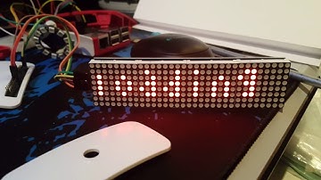 Raspberry + matrice max7219 + python = crypto monitor