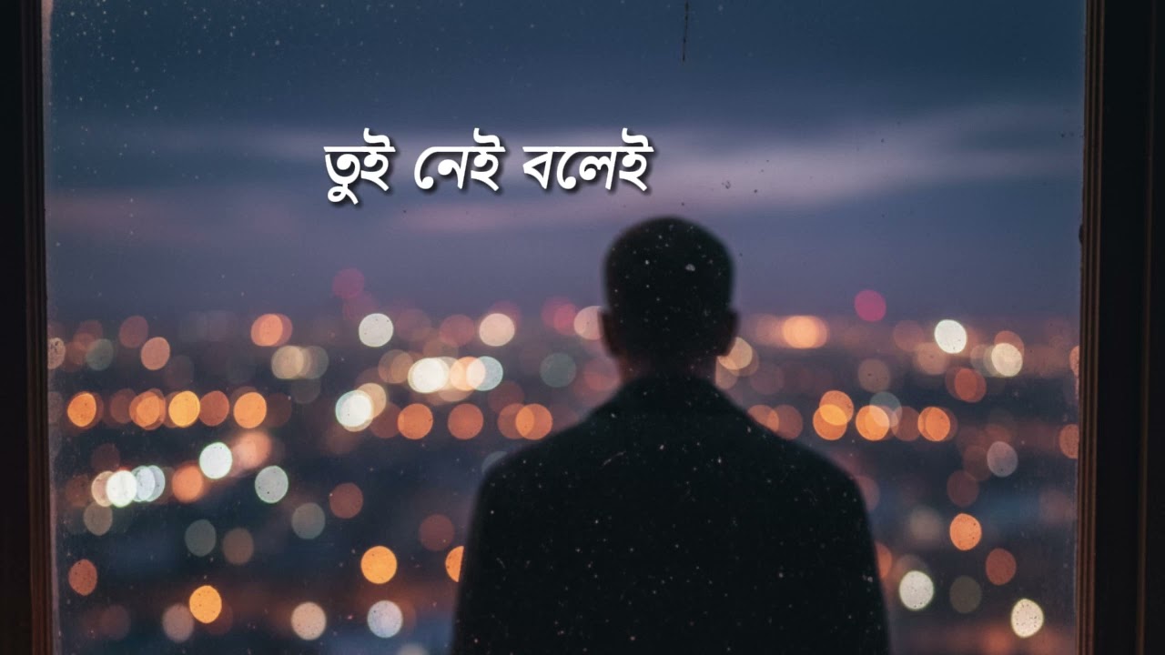 Heart Touching Bangla Sad Song | তুই নেই বলেই | Best Emotional Song 2026