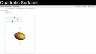 Mathematica Ellipsoid